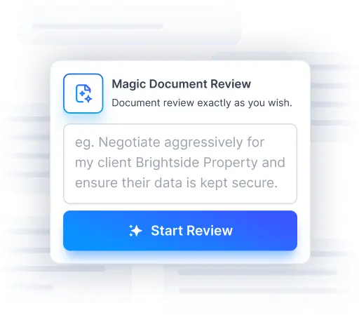 Assess compliance and risk effortlessly to meet industry standards and legal requirements with documents-organisation-feature1.webp - Customize Clause Review with AI - AI-powered clause rating interface with customization, consistency, and negotiation leverage features